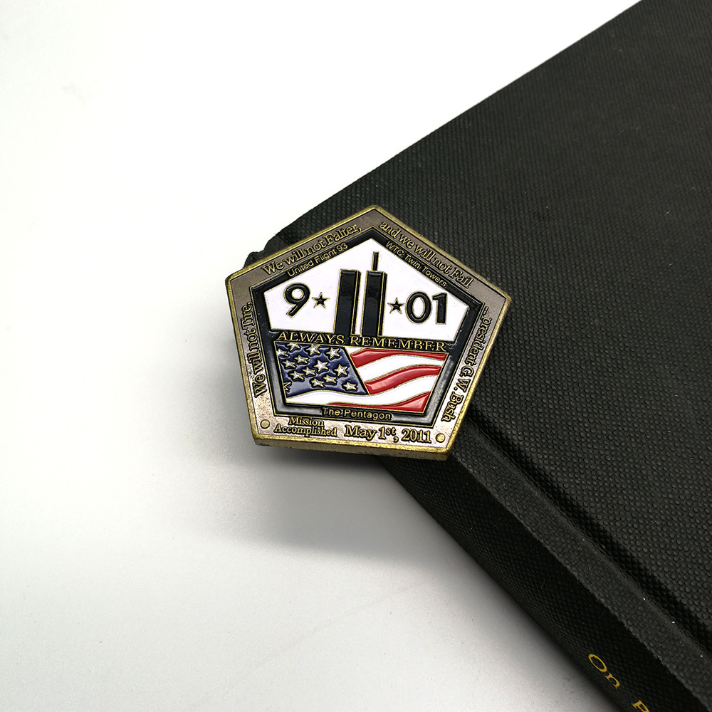September 11th Mission Accomplished Challenge Coin