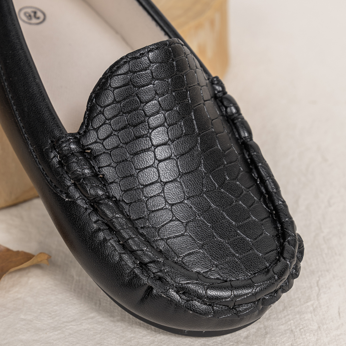 5126-Kid PU Upper Non Slip Loafer Casual Shoes