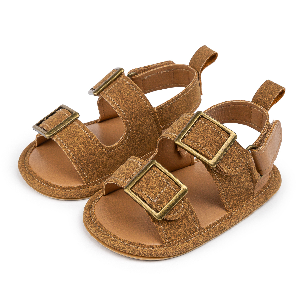 CG5227 Baby Sandals PU Soft Sole Comfortable Lightweight Breathable Summer Shoes for Toddlers Kids Boys Girls