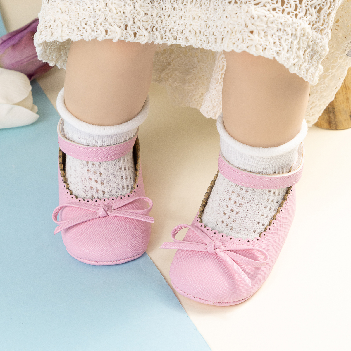 CG5364 Baby Princess Shoes for Girls Soft Sole Non Slip Infant First Walkers Cute Toddler Shoes-Jie Zu Baby