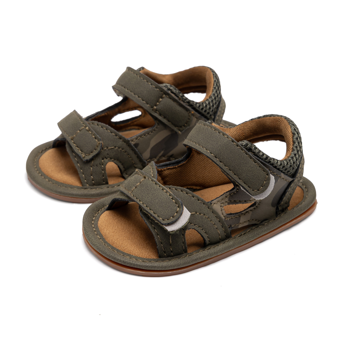 CG1404 Baby Sandals PUPVC Sole Non Slip Infant Shoes Lightweight Breathable Summer Footwear