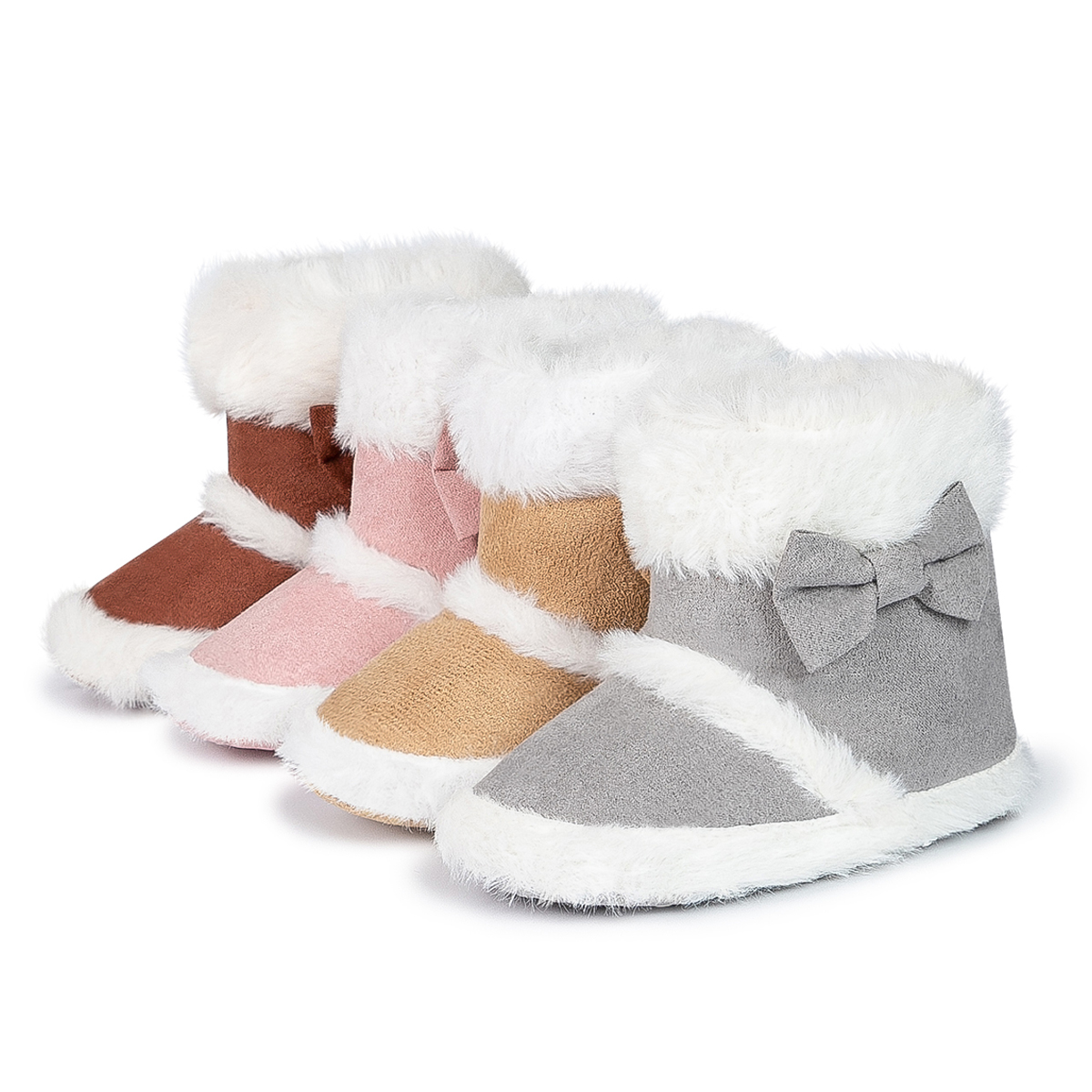 Winter Infant Bowknot Toddler Snow Boots Wholesale-JZ Baby