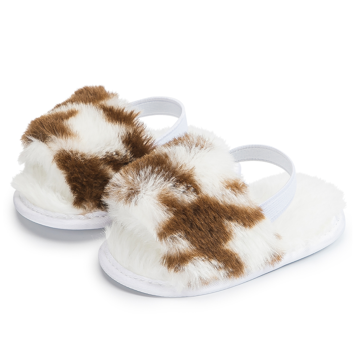 Picket Fuzzy Indoor Baby Sandals Slippers Wholesale-JZ Baby