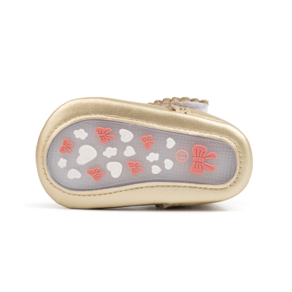 CG5352 Baby Princess Shoes PUPVC Sole Cute Comfortable Soft Non-Slip Infant Toddler First Walkers