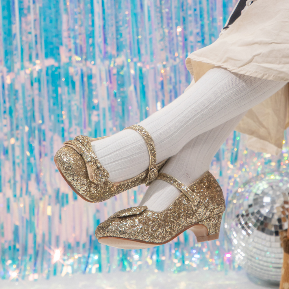 Glitter High Heels Girl Kid Shoes 2024