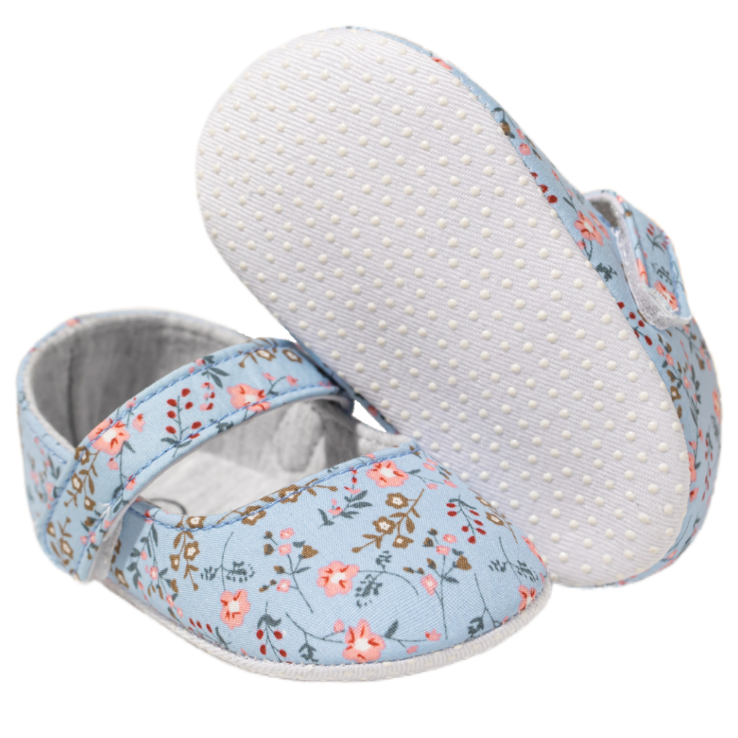 Floral Pastoralism Cotton Sole Baby Girl Dress Shoes Wholesale-JZ Baby