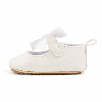 CG5362 Baby Princess Shoes for Girls Soft Sole Non Slip Infant First Walkers Cute Toddler Shoes Bowknot -Jie Zu Baby