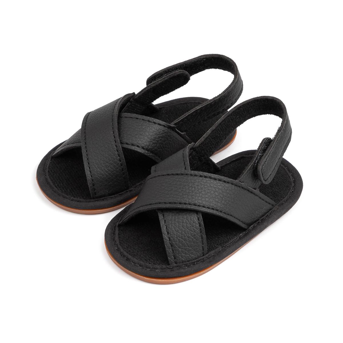 DZ5242 Baby Sandals for Boys Girls Soft Sole Breathable Comfortable Lightweight Non Slip Summer Shoes PUPVC Sole Infant Toddler-Jie Zu Baby