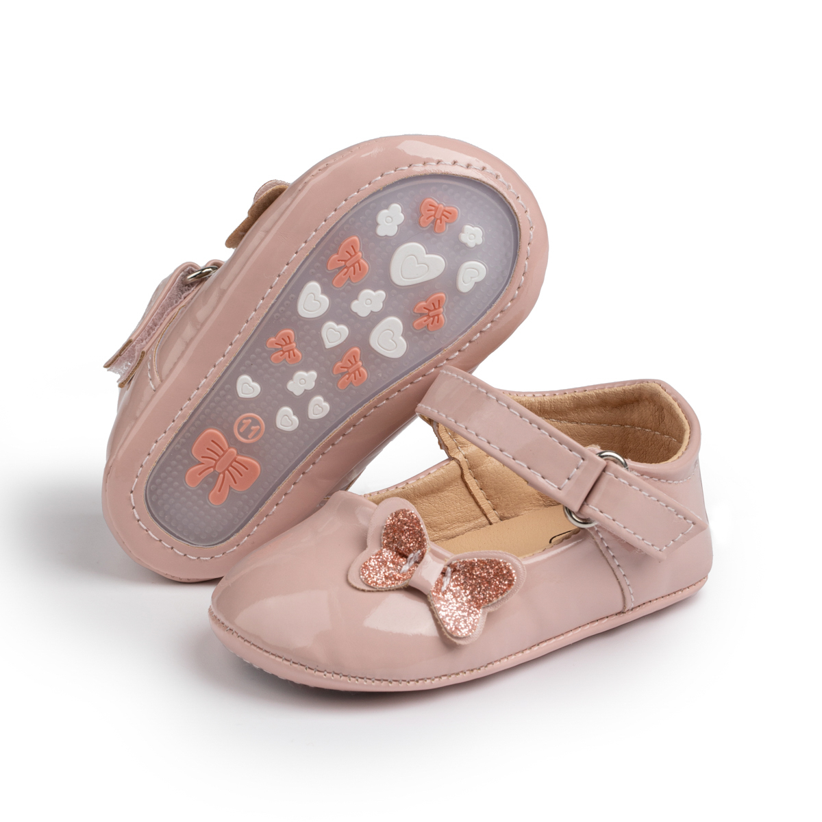 Cutie Jelly Rubber-Soled Baby Girl Dress Shoes Wholesale-JZ Baby