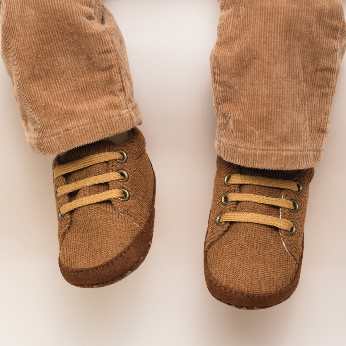 Twill Little Gentleman Baby Everyday Shoes