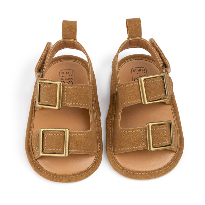 CG5227 Baby Sandals PU Soft Sole Comfortable Lightweight Breathable Summer Shoes for Toddlers Kids Boys Girls