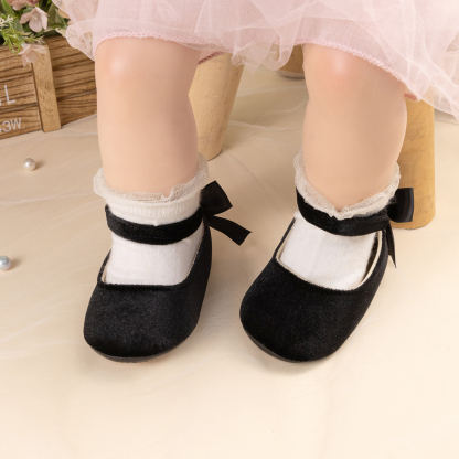CG5357 Baby Princess Shoes for Girls Soft Sole Non Slip Infant First Walkers Customize-Jie Zu Baby