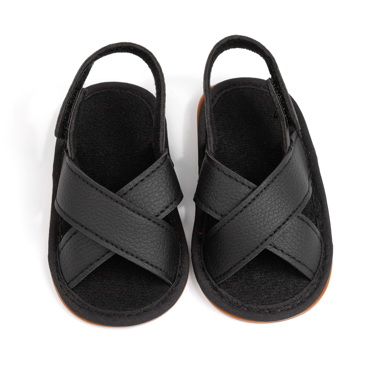 DZ5242 Baby Sandals for Boys Girls Soft Sole Breathable Comfortable Lightweight Non Slip Summer Shoes PUPVC Sole Infant Toddler-Jie Zu Baby