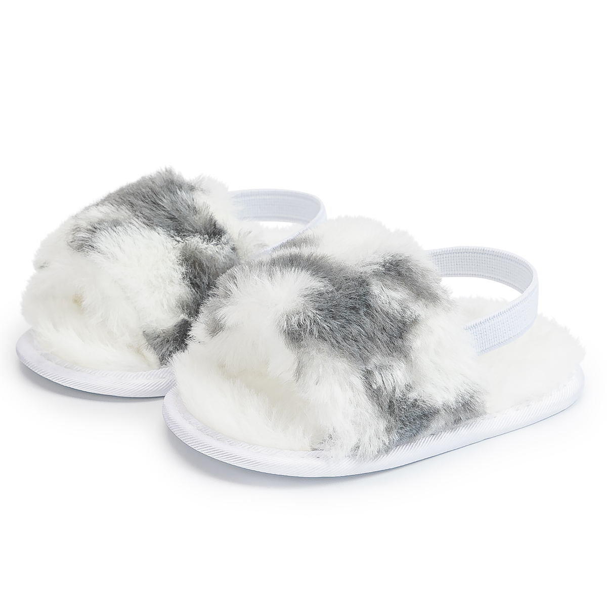 Picket Fuzzy Indoor Baby Sandals Slippers Wholesale-JZ Baby
