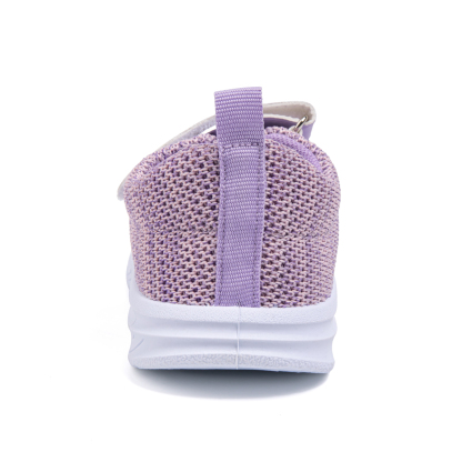 CG5105 Purple Breathable Velcro Toddler Shoes Wholesale 5-11c