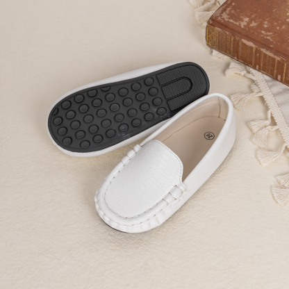 5126-Kid PU Upper Non Slip Loafer Casual Shoes