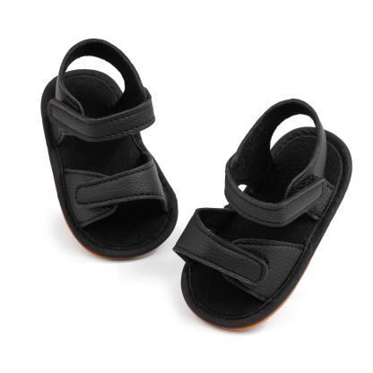 DZ5239 Baby Shoes Factory Customize Baby Sandals for Boys Soft Sole Breathable Comfortable Non Slip Summer Beach Shoes-Jie Zu Baby