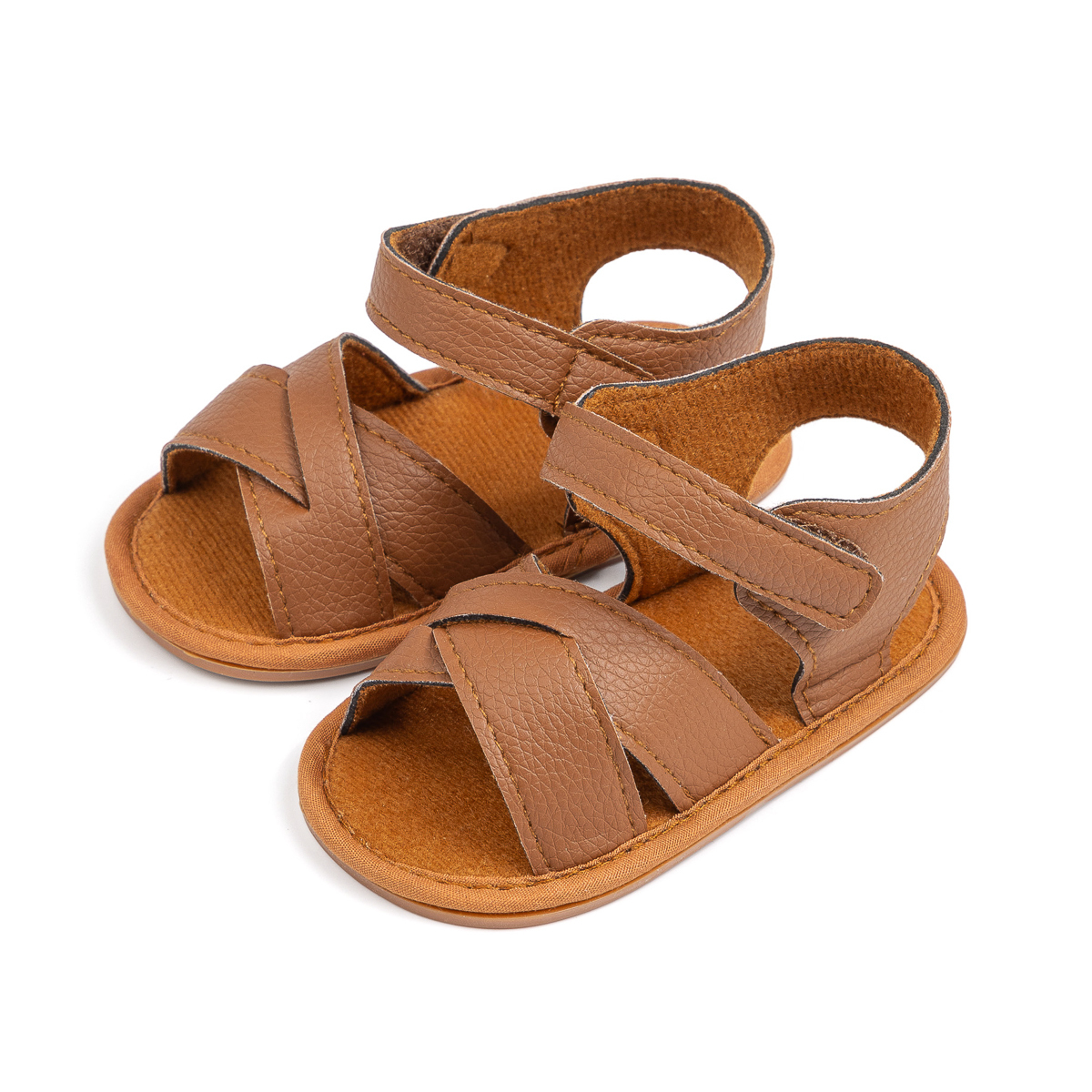 DZ5241 Baby Sandals for Boys Girls Soft Sole Breathable Comfortable Lightweight Non Slip Infant Toddler Summer Shoes PUPVCSole-Jie Zu Baby