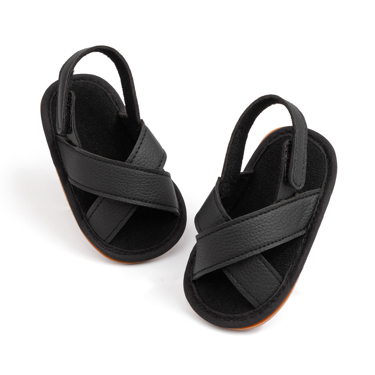 DZ5242 Baby Sandals for Boys Girls Soft Sole Breathable Comfortable Lightweight Non Slip Summer Shoes PUPVC Sole Infant Toddler-Jie Zu Baby