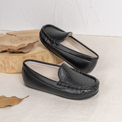 5126-Kid PU Upper Non Slip Loafer Casual Shoes