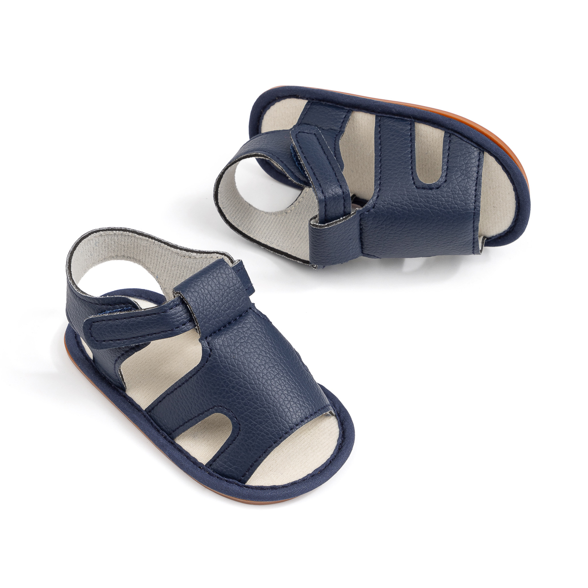 DZ5240 Baby Sandals for Boys Girls Soft Sole Breathable Comfortable Lightweight Non Slip Summer Shoes PUPVCSole-Jie Zu Baby