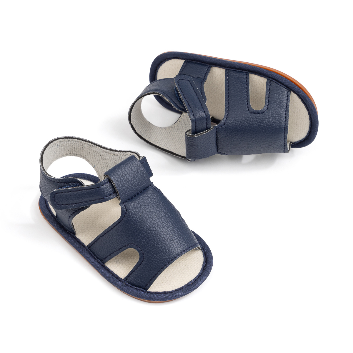 DZ5240 Baby Sandals for Boys Girls Soft Sole Breathable Comfortable Lightweight Non Slip Summer Shoes PUPVCSole-Jie Zu Baby