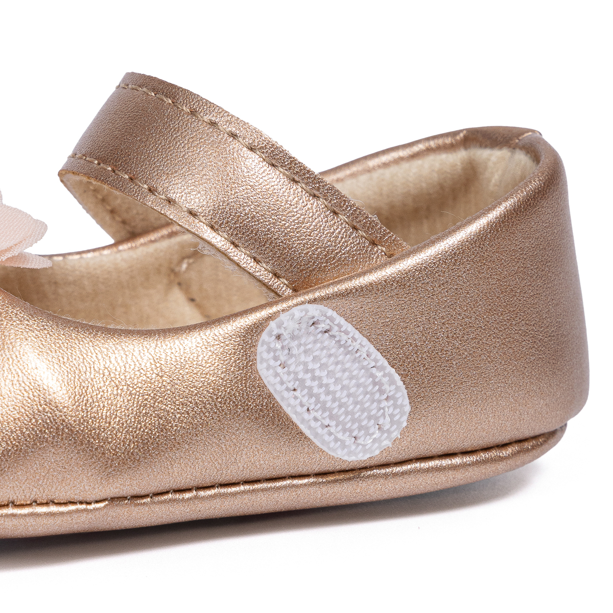 Jelly Rubber Sole Rose Baby Gold Mary Jane