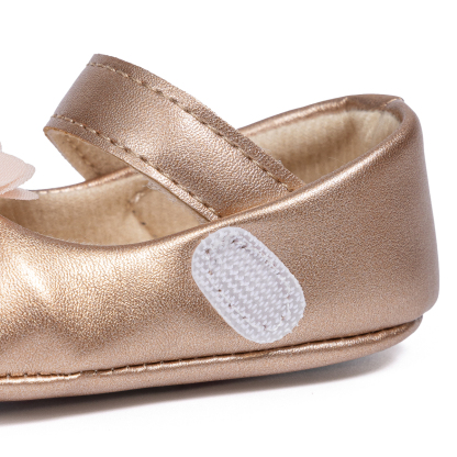 Jelly Rubber Sole Rose Baby Gold Mary Jane