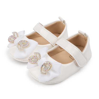 CG5334 Baby Princess Shoes PUPVC Sole Soft Comfortable Non-Slip Cute Design for Toddlers Girls First Walking Shoes