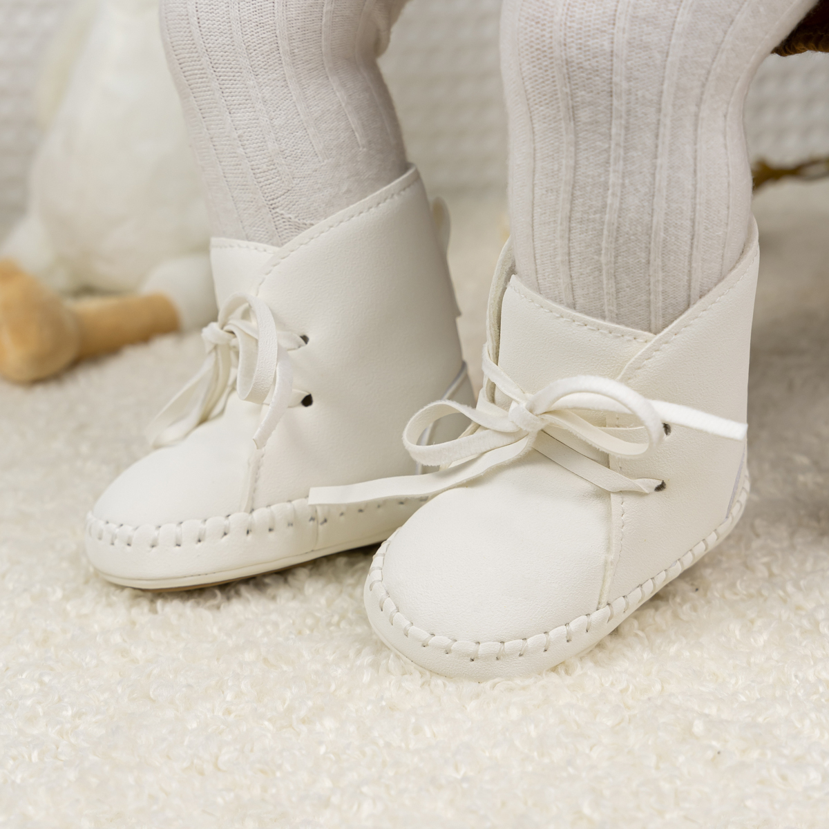 Anti-slip Sole Durable PU Leather Baby Boots Wholesale-JZ Baby