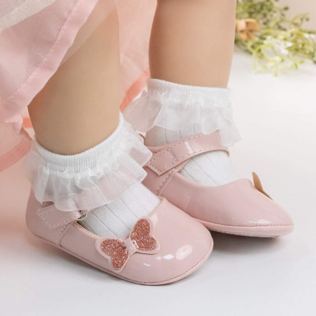 Cutie Jelly Rubber-Soled Baby Girl Dress Shoes Wholesale-JZ Baby