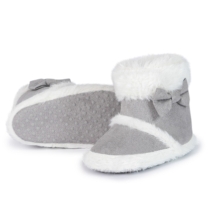 HsdsBebe Baby Girls Boys Snow Warm Boots Infant Winter Booties Newborn Slip On Shoes for 3-18 Months