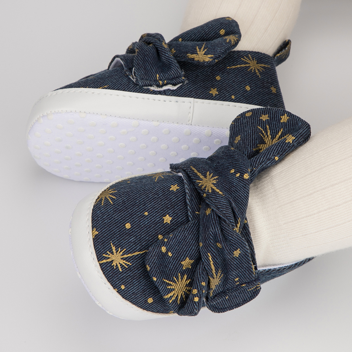 OEM | Cotton Base 0-18M Toddler Baby Walking Shoes-JZ Baby