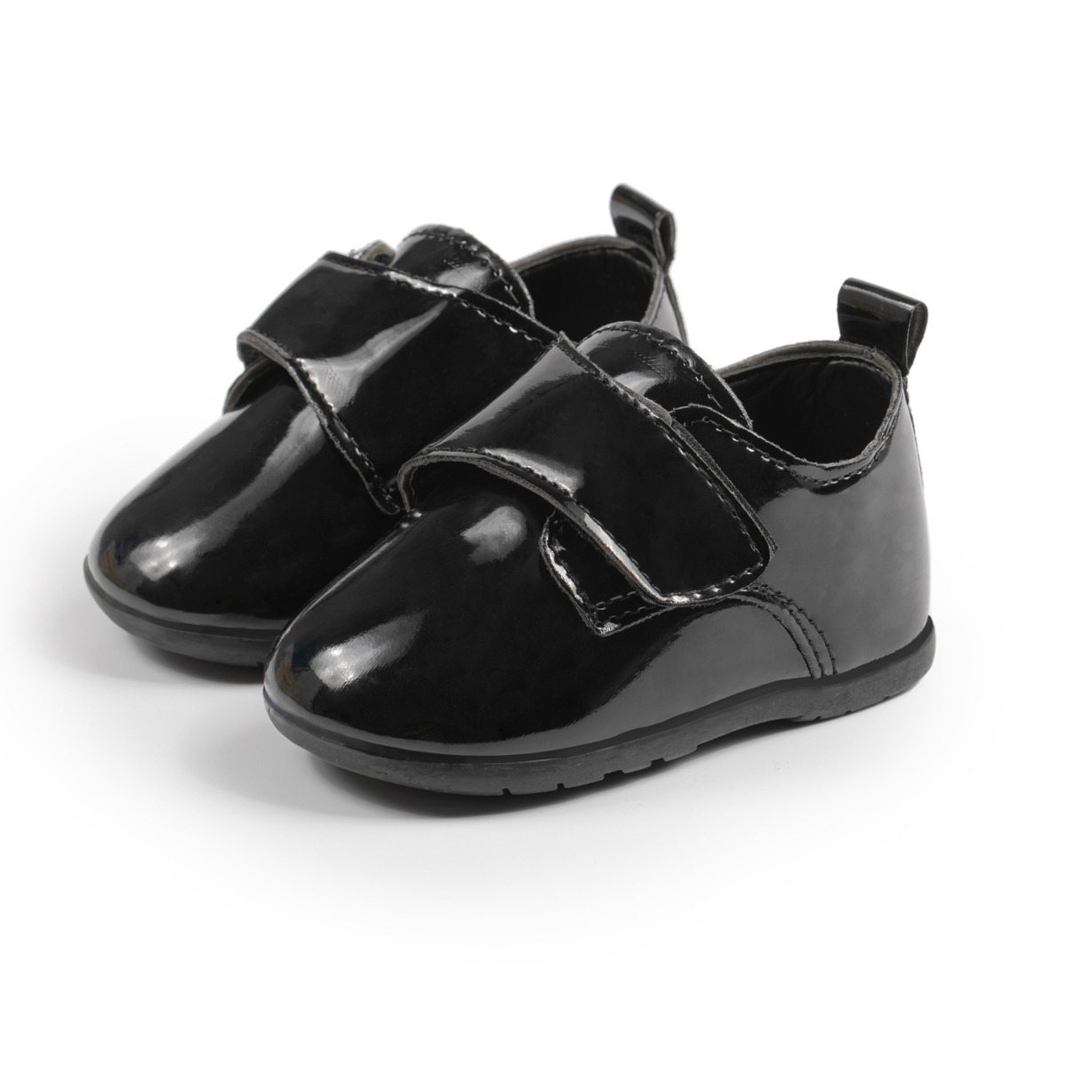 Wholesale PU Upper Velcro Kid Dress Shoes-JZ Baby