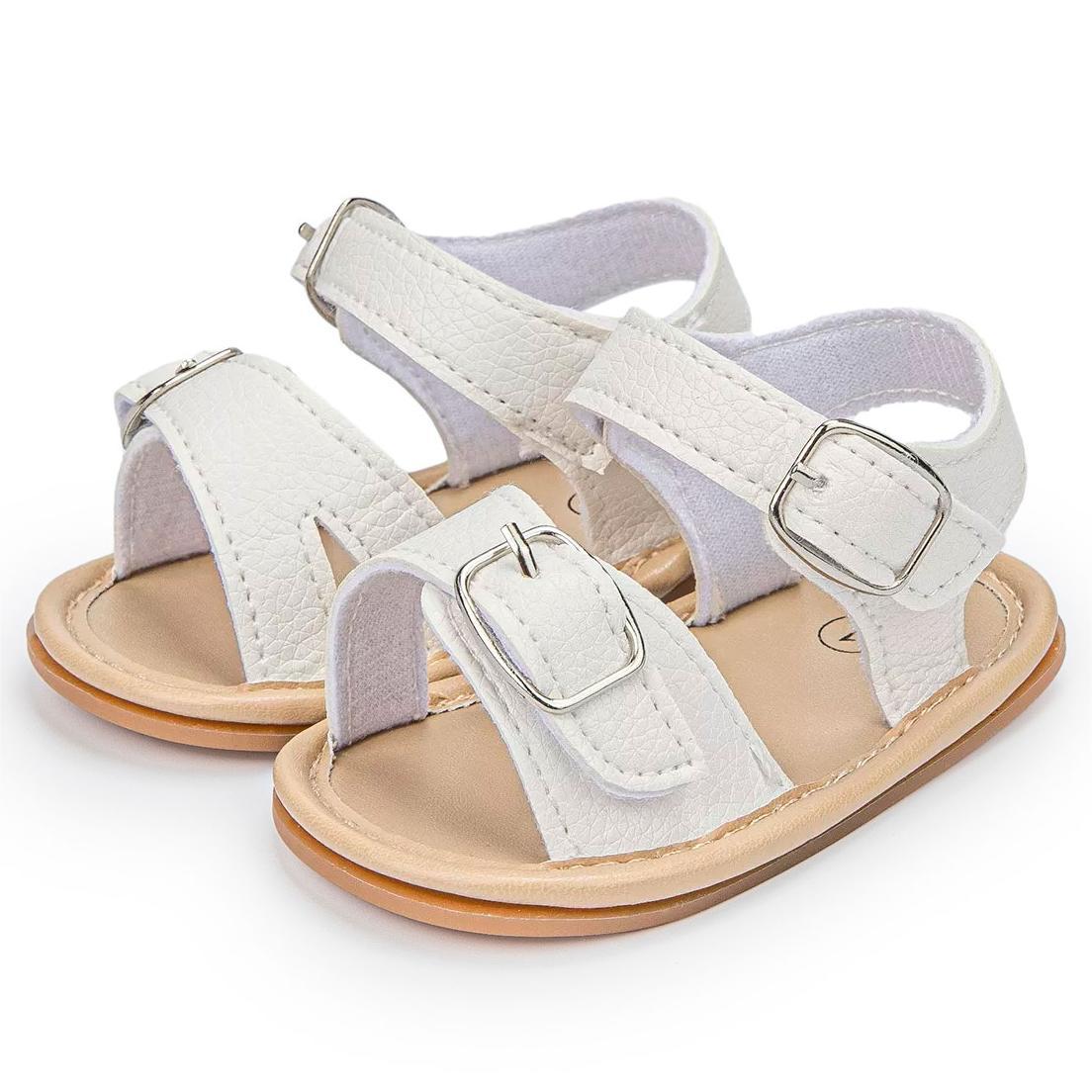 Hook & Loop Rubber Sole Summer Baby Sandals Wholesale-JZ Baby
