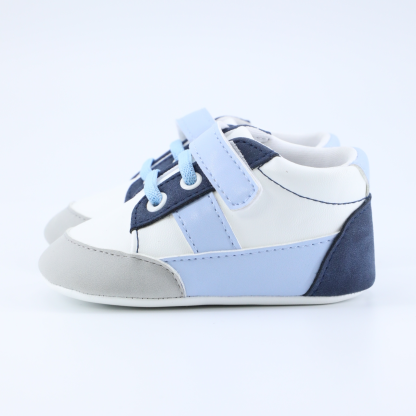 KC0028 Baby Casual Shoes PU Comfortable Lightweight Soft Sole Non-Slip Infant Footwear for Boys Girls Toddlers First Walkers