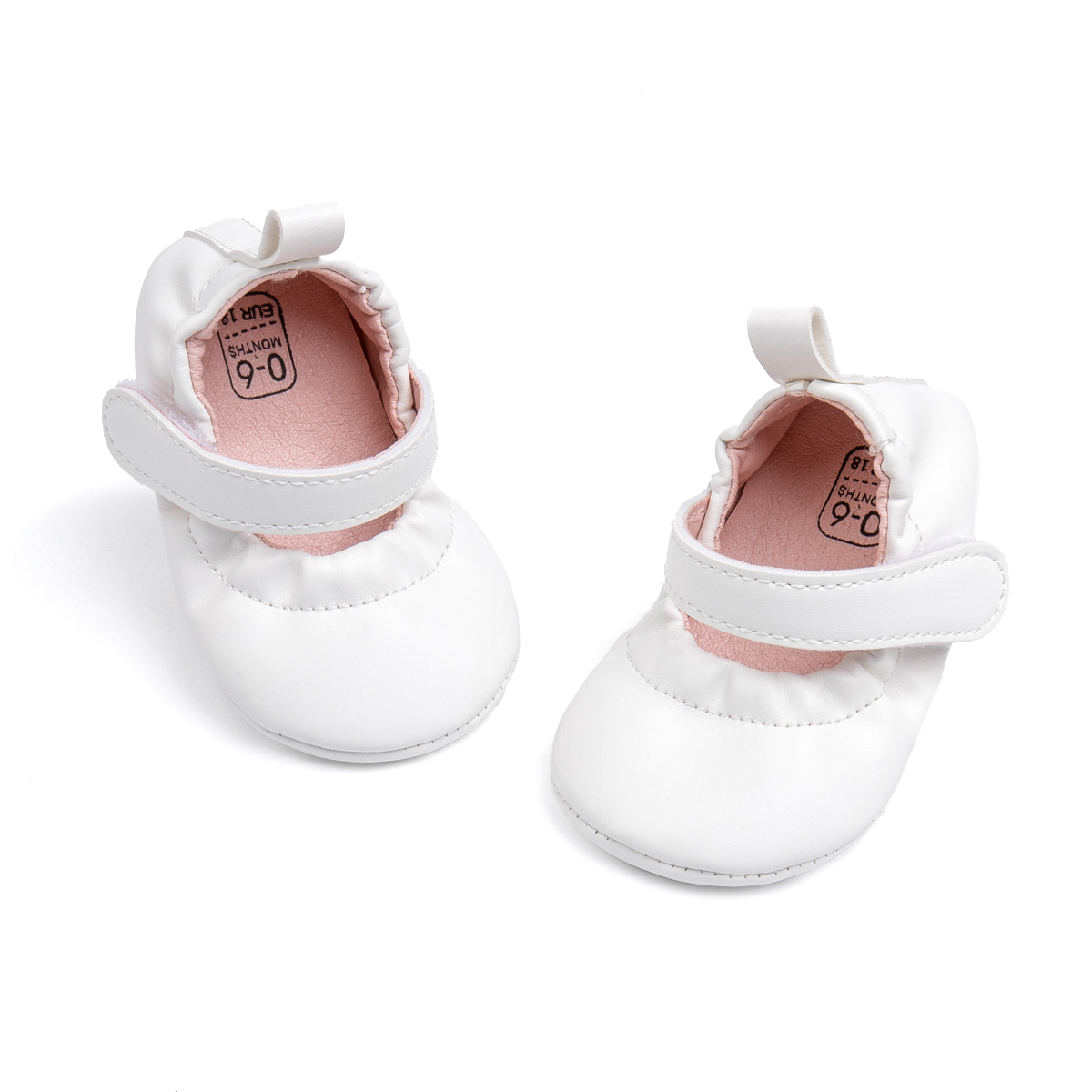 CG5341 Baby Princess Shoes PUPVC Sole Comfortable Soft Non-Slip Cute Design for Toddlers Girls First Walking Shoes