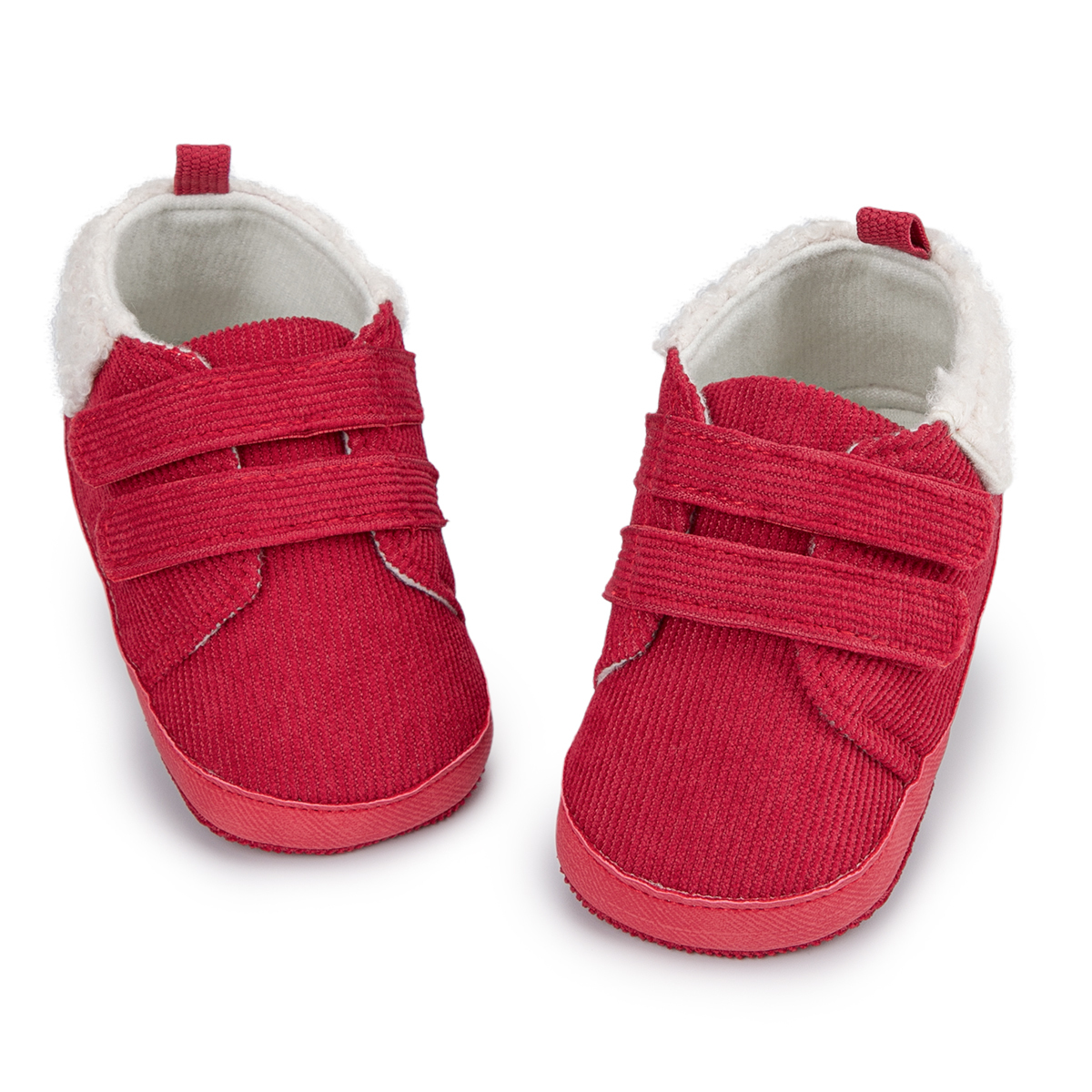 OEM | Christmas Red Velcro Baby Shoes-JZ Baby