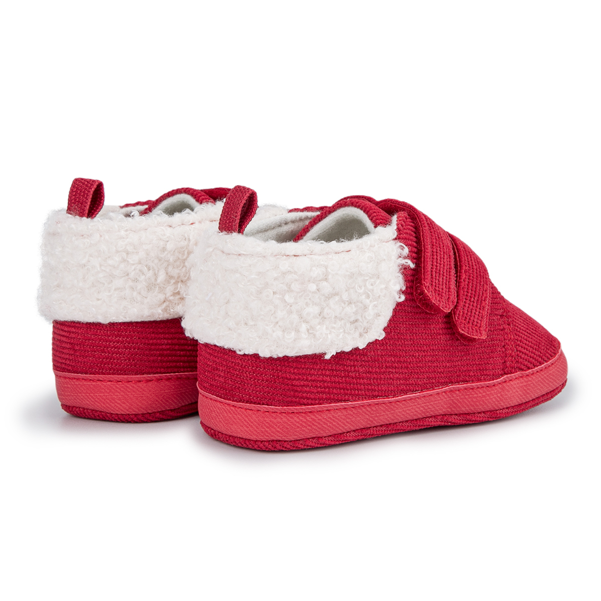 OEM | Christmas Red Velcro Baby Shoes-JZ Baby