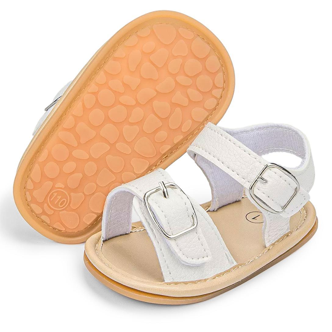 Hook & Loop Rubber Sole Summer Baby Sandals Wholesale-JZ Baby
