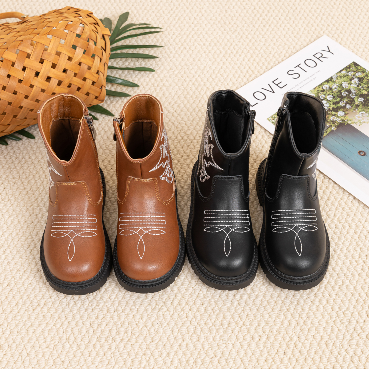 CG5426 Kids Shoes PUPVC Sole Lightweight Durable Comfortable Children Footwear for Outdoor Play and Daily Wear