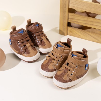 CG5172 Baby Casual Shoes Non Slip Soft Sole Lightweight Breathable Comfortable Infant First Walkers for Boys Girls Toddler 0 24 Months