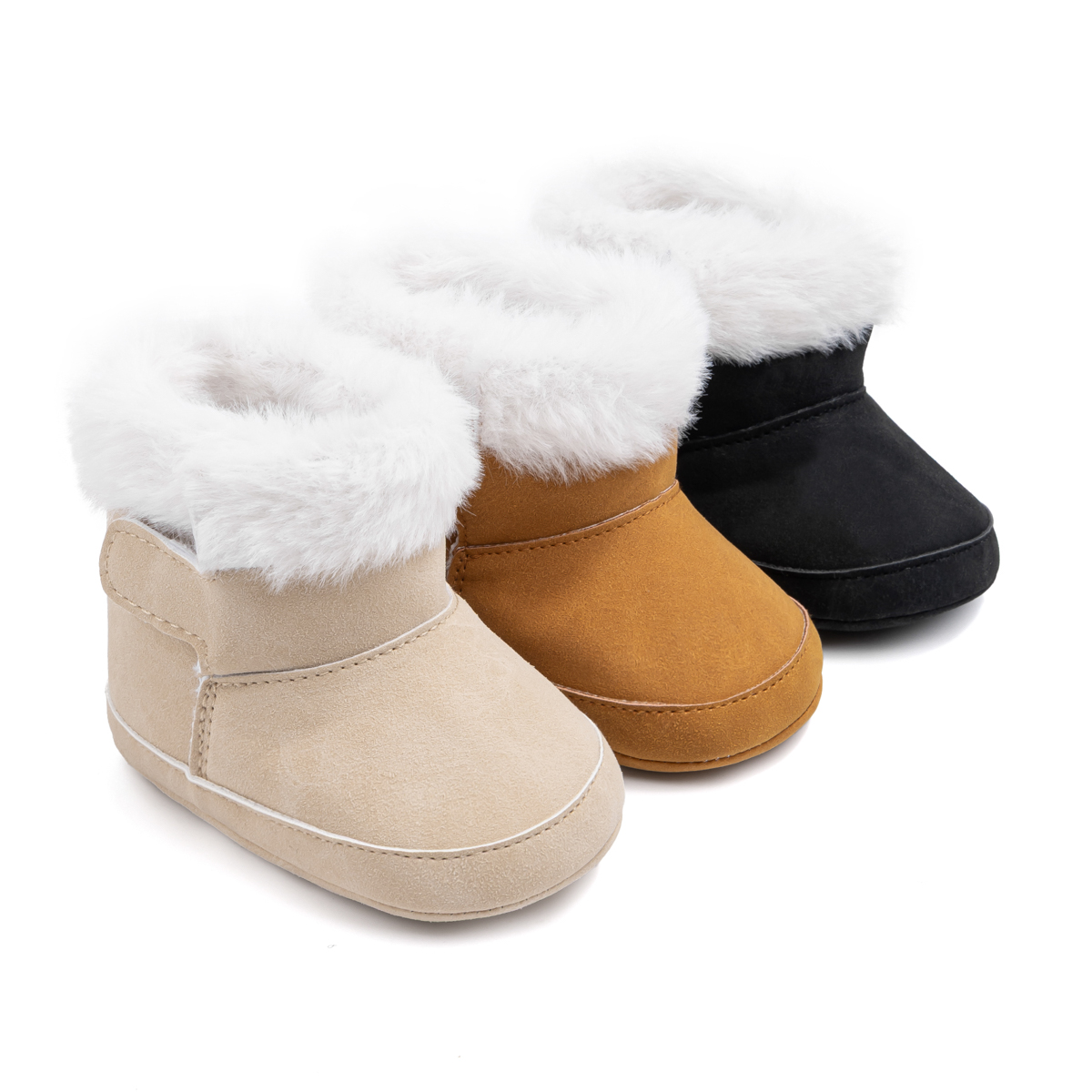 CG5440 Baby Boots PUPUSole Non Slip Soft Sole Toddlers First Walking Booties Winter Cute Design-Jie Zu Baby