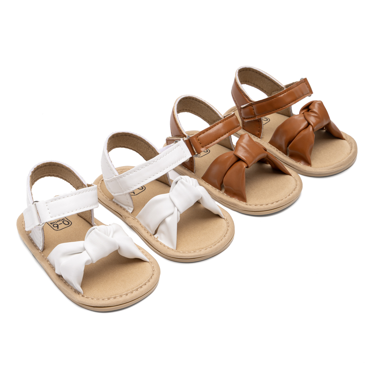 CG1417 Infant Sandals PUPVC Sole Baby Summer Shoes Breathable Comfortable Lightweight Toddler Footwear