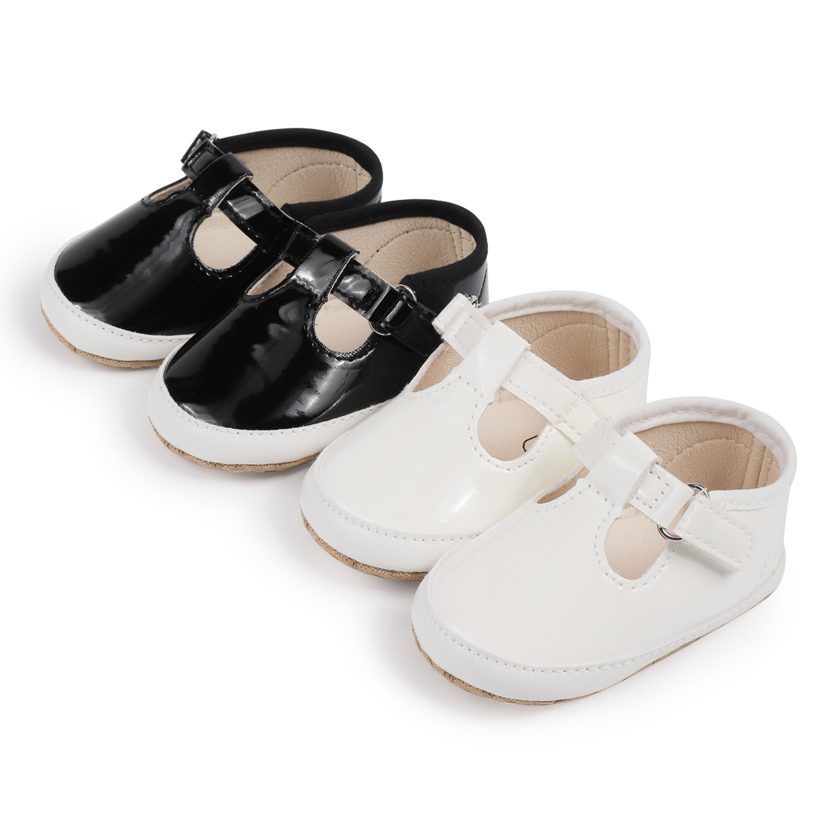 Lightweight Durable PU Toddler Girls Shoes Wholesale-JZ Baby