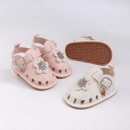 CG5263 Baby Sandals PUPVC Sole Comfortable Lightweight Breathable Summer Infant Shoes for Boys Girls Toddlers