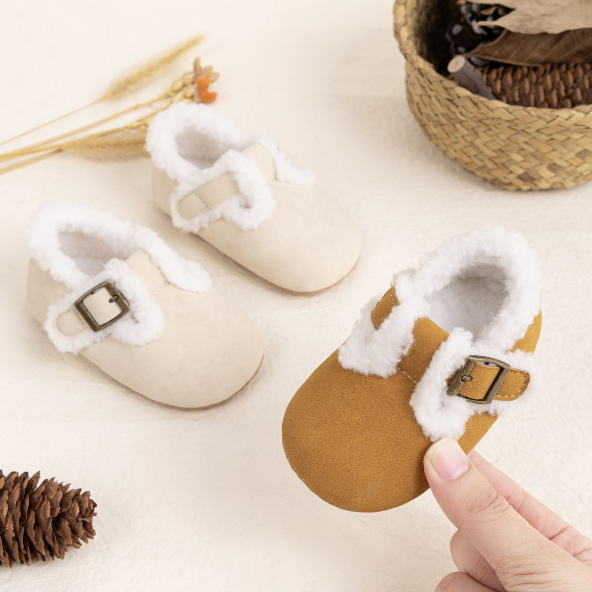 CG6165 Baby Casual Shoes PUPVC Sole Infant Soft Comfortable Lightweight Breathable Toddler Walking Footwear