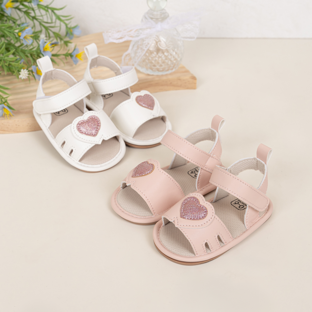 CG5235 Baby Sandals with PUPVC Sole for Summer Comfort Lightweight Breathable Design for Toddlers and Infants