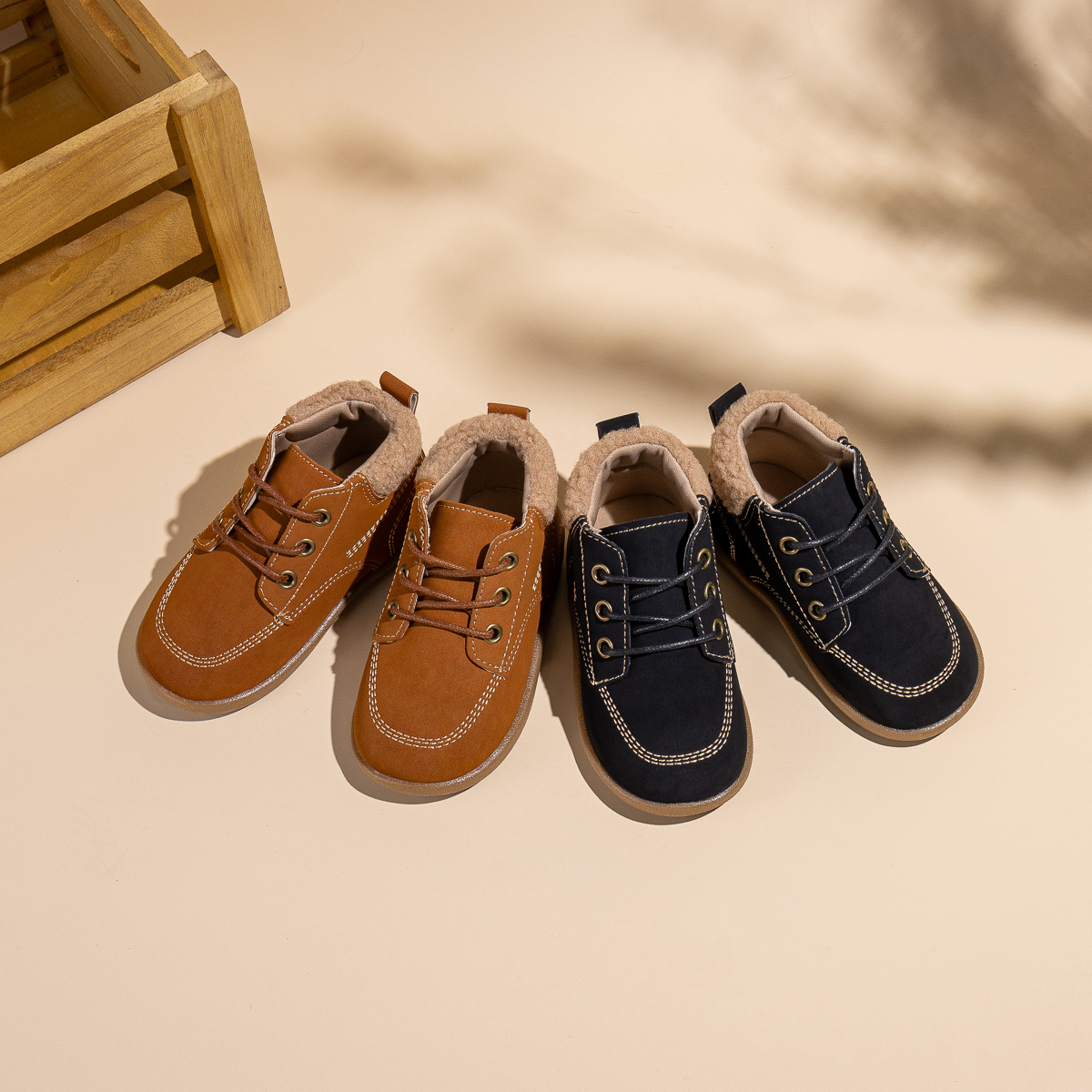 CG5160 Kids PU Leather Casual Shoes Durable Lightweight Comfortable Sneakers for Boys and Girls
