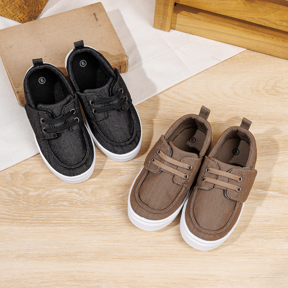 CG5176 Kids Shoes with PU TPR Sole Comfortable Lightweight Sneakers for Boys Girls-Jie Zu Baby